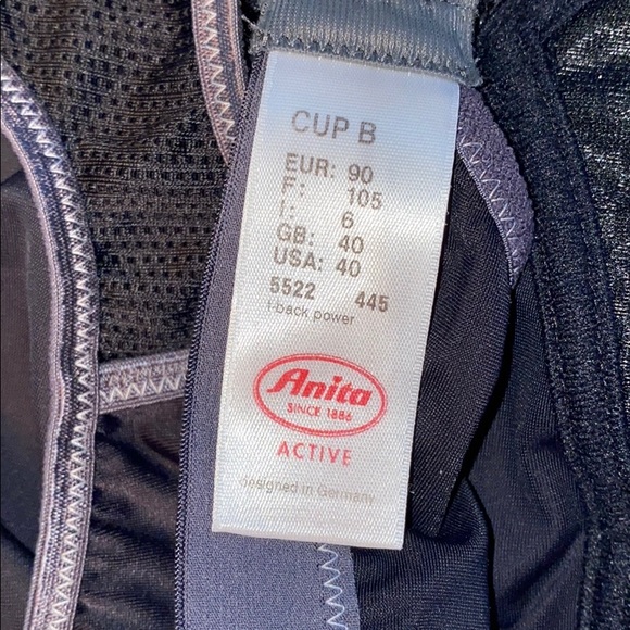 Anita Women's T-Back Power Sport Bra 5522. - Picture 4 of 6